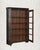 English Antique Dark Teak Wood Cabinet | Vintage Indian Armoire | Glass Display Cabinet | Rustic Home Decor For Sale - Image 3 of 6