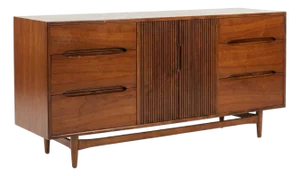 Ramseur Mid-Century Modern 9-Drawer Lowboy Dresser, C. 1960s