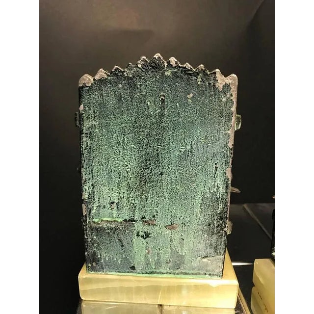 Giacometti Style Bronzed Iron Bookends - A Pair For Sale In Philadelphia - Image 6 of 9