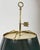 Vintage Chapman French Empire Style Brass Swan Bouillette Lamp With Tole Shade For Sale - Image 9 of 10