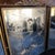 19th Century Antique French Gilt Metal Triptych Mirror with Floral Crest, 1890s For Sale - Image 5 of 12