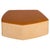 Big Pouf in Vegetable Leather with Suede and Poplar Plywood by Oscar Maschera For Sale - Image 9 of 9