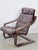Vintage Armchair in Brown Leather and Bentwood attributed to Coja, 1970s For Sale - Image 6 of 18