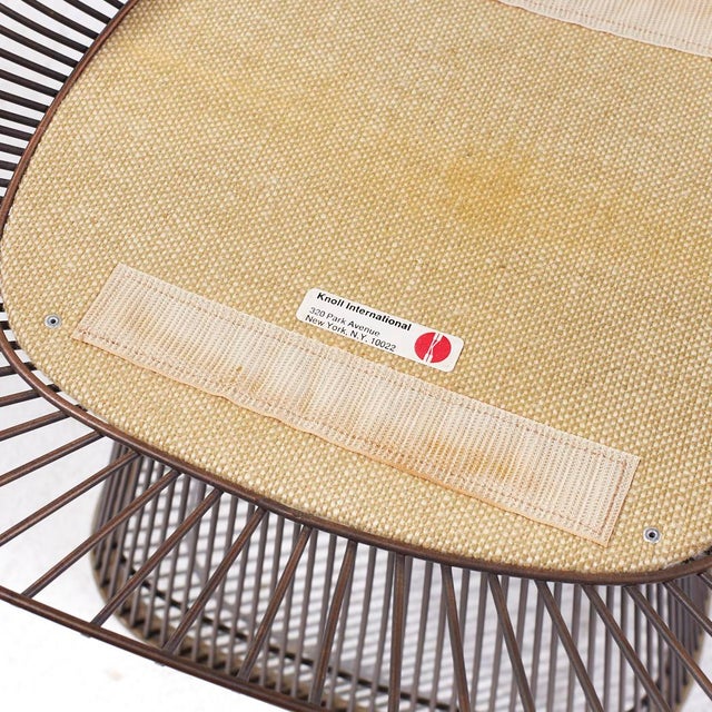 Warren Platner for Knoll Mid Century Bronze Dining Chair For Sale - Image 10 of 10