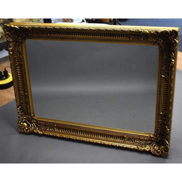 Vintage Ornate Gilt Mirror, 1960 For Sale - Image 6 of 8