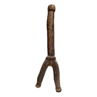 Burkina Faso Bangala Statue in Hardwood For Sale