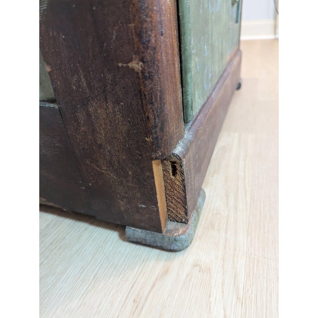 19th Century Antique Primitive Cabinet Dry Sink Washstand Cupboard For Sale - Image 18 of 18