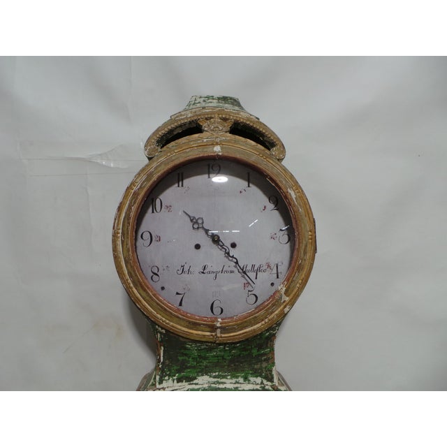 This is a unique 100% Original painted Swedish Mora clock made by Sven Nilsson Morin. he made his clocks from 1780 to 1810