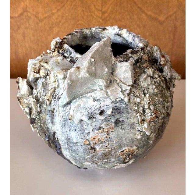 Contemporary Contemporary Ceramic Moon Jar by Akiko Hirai For Sale - Image 3 of 18