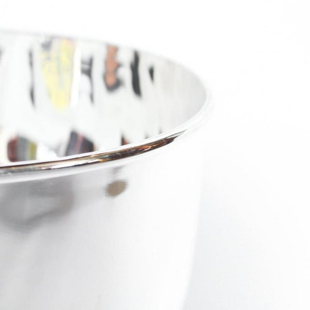 Champagne Bowl in Silver Plating For Sale - Image 3 of 6