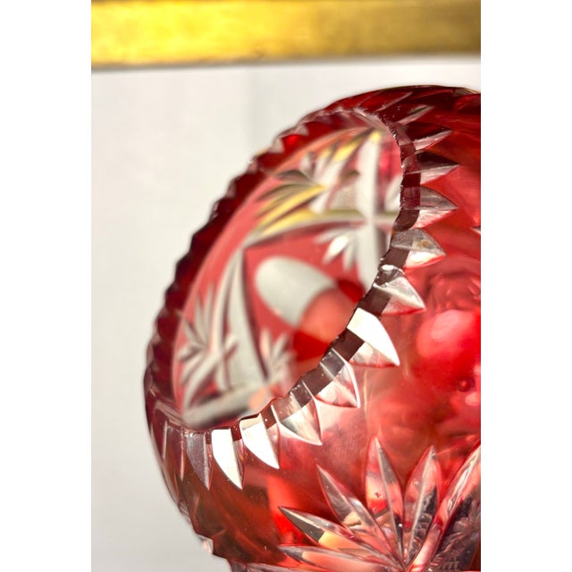 Overlay Vase from Saint Louis, 1920s For Sale - Image 6 of 11