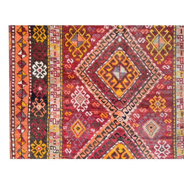 Early 20th Century Turkish Kars Rug For Sale - Image 11 of 15