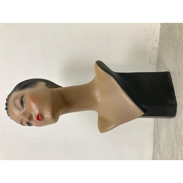 Vintage Mannquin Head, 1960 For Sale - Image 9 of 10