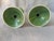 Vintage Bordallo Pinheiro Green Ceramic Candlestick a Pair For Sale - Image 11 of 11