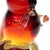 Cenedese Cenedese Murano Sommerso Vintage Red Orange Fade Italian Art Glass Bunny Rabbit Figurine Sculpture For Sale - Image 4 of 6