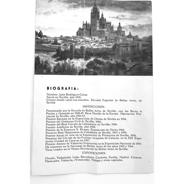 White Man With Burro, Spain, Juan Rodriguez-Cabas, Oil on Canvas For Sale - Image 8 of 10