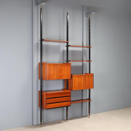 Floor-to-Ceiling Bookcase, 1960s For Sale - Image 15 of 15