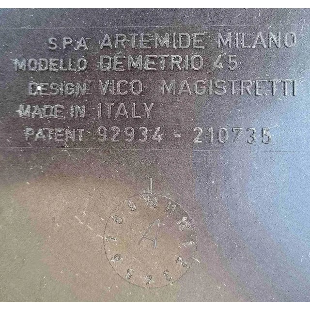 Stackable Model Demetrio 45 Side Tables by Vico Magistretti for Artemide, Italy, 1970s, Set of 3 For Sale - Image 12 of 13