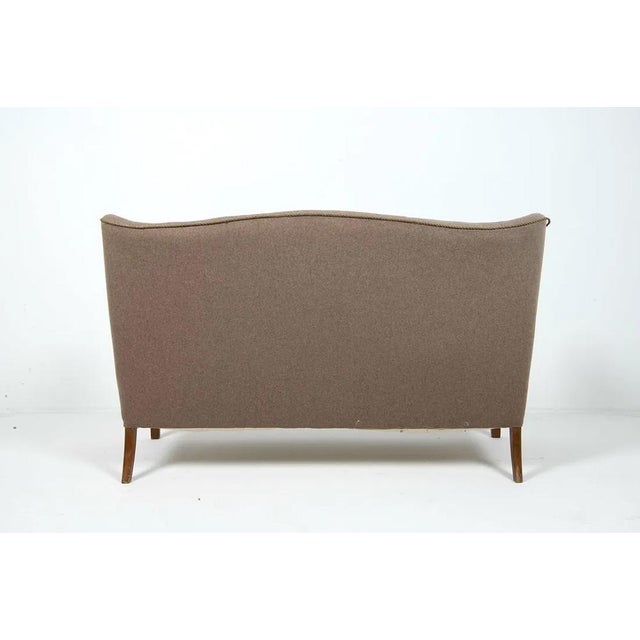 1960's Danish Modern Sofa W Tufted Back For Sale - Image 9 of 11