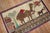 Folk Art Zabihi Collection Vintage Turkish Camel Donkey Rug - 2'5" x 3'11" For Sale - Image 3 of 6