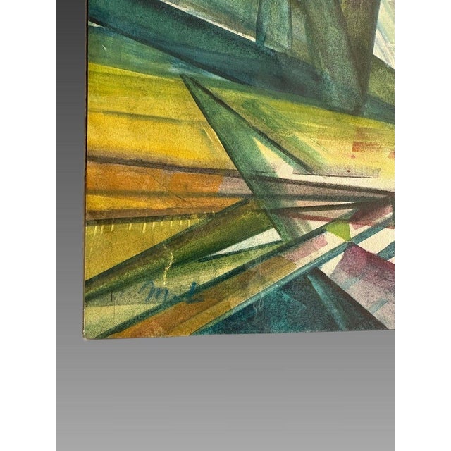 LARIONOV, Mikhail (1880-1964). Rayonist Composition. LARIONOV was an important artist of the Russian Futurist avant-garde...