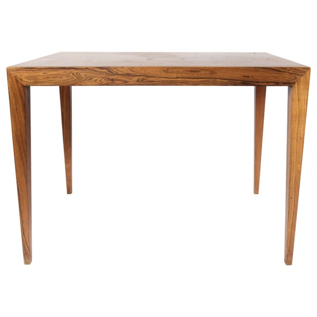 Rosewood Side Table by Severin Hansen for Haslev Furniture, 1960s For Sale - Image 11 of 11