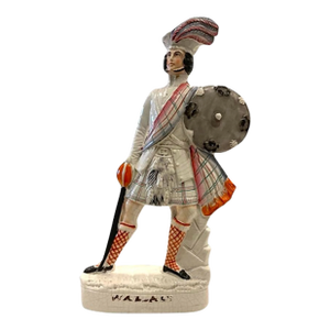 Large Late 19th Century William Wallace Staffordshire Figurine