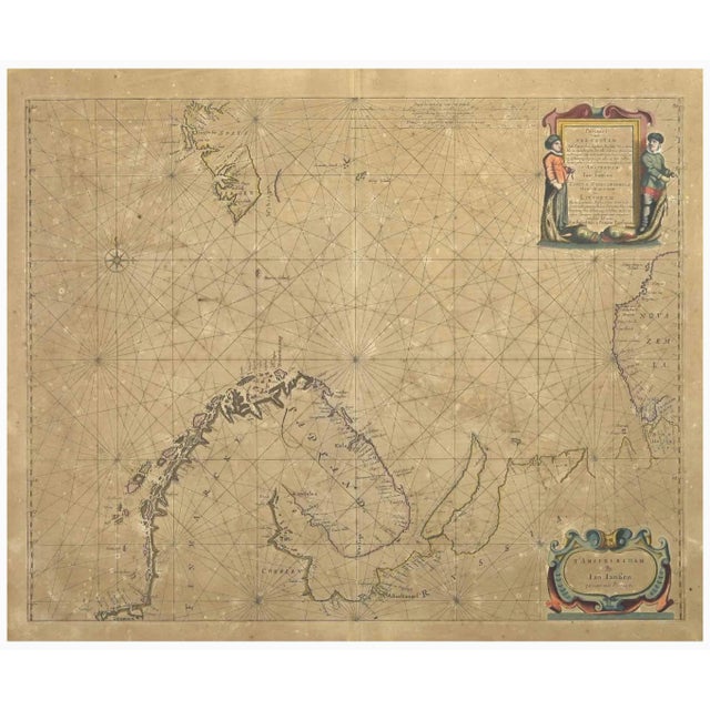 Johannes Janssonius, Amstelredam, Etching, 1650s For Sale - Image 3 of 3