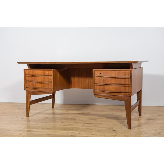 This desk was made in Denmark in the 1960s. Desk is characterized by original, extraordinary design and high-quality...