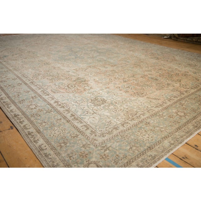Vintage Distressed Tabriz Carpet - 9' x 12'4" For Sale - Image 10 of 11