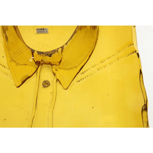 Glass Livio De Marchi Shirt by Pino Signoretto for Pauly, 1990s For Sale - Image 7 of 18