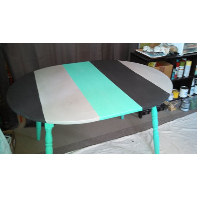 Hand Painted Vintage Kitchen Table Chairish