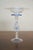 Mid 20th Century Vintage Venetian Murano-Style Dolphin Stem Glass Compote With Cobalt Rim For Sale - Image 5 of 11
