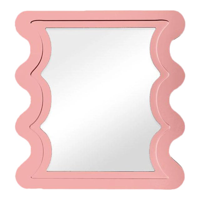 Fleur Home Carnival Mystic Rectangle Mirror in Pink Punch, 30x40 For Sale