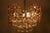 1970s Gilt Brass Facet Cut Crystal Glass Chandelier from Palwa, 1970s For Sale - Image 5 of 15