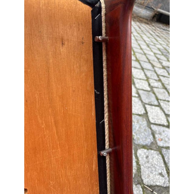 Brown Armchair in Rosewood with Wool by Johannes Andersen for Uldum Møbelfabrik For Sale - Image 8 of 11