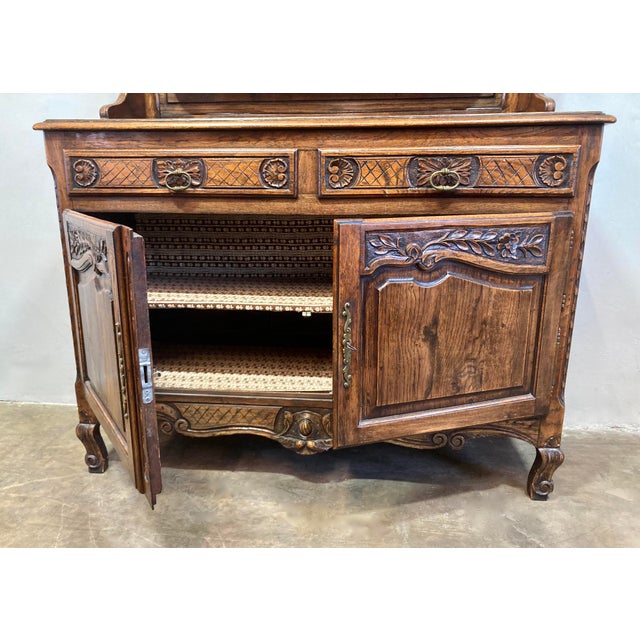 Wood 19th Century French Provincial Hutch For Sale - Image 7 of 10