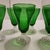 Anchor Hocking 1950s Forest Green "Boopie/Burple" Goblets Glasses Anchor Hocking - Set of 6 For Sale - Image 4 of 7