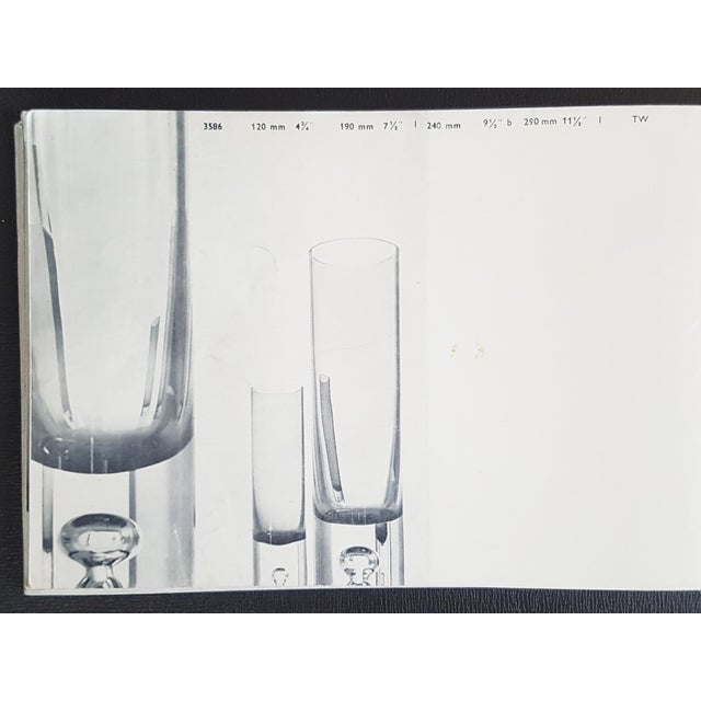 Glass Crystal Vase by Tapio Wirkkala for Iittala, 1960s For Sale - Image 7 of 8