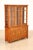 Mission Stickley Mission Collection Oak Harvey Ellis Inlaid China Cabinet For Sale - Image 3 of 18