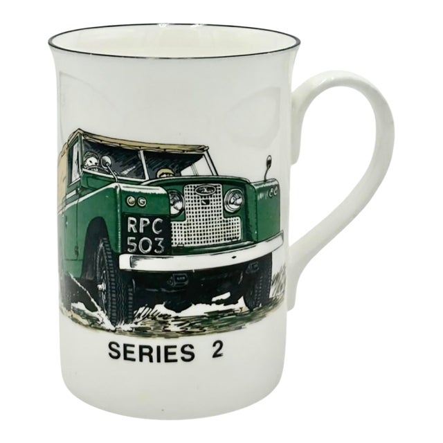 Vintage Land Rover Series 2 Fine China Mug For Sale