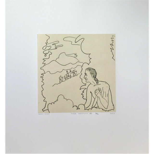 Printmaking Materials Mary Esch, Thee Questions #III, 2003 For Sale - Image 7 of 7