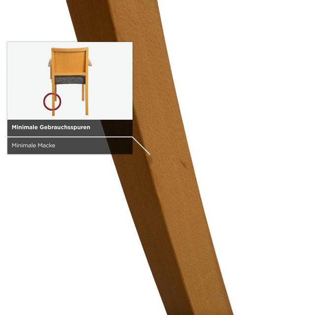 Fabric and Wood Chairs from Thonet, Set of 6 For Sale - Image 11 of 18