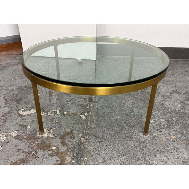 Nicos Zographos Nicos Zographos Brass Coffee Table, Circa 1970's For Sale - Image 4 of 12