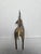 Vintage Indian Dhokra Brass Deer Sculpture For Sale In Los Angeles - Image 6 of 9