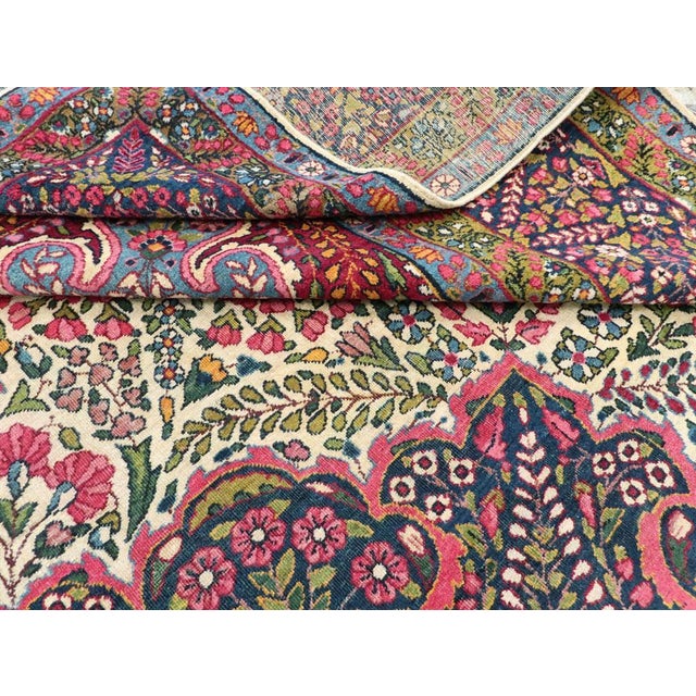 Galerie Shabab Collection Mid-20th Century Persian Yazd Large Carpet For Sale - Image 11 of 12