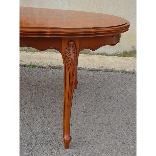Regency Oval Extendable Dining Table, 1980s For Sale - Image 14 of 18