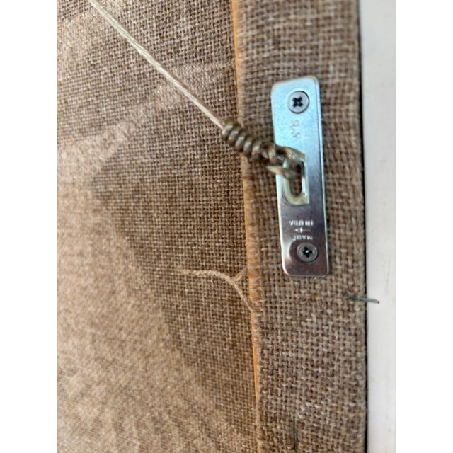 Birds in Flight MCM Textile Art by Flite Screen Art, Inc. Framed For Sale In Charleston - Image 6 of 6