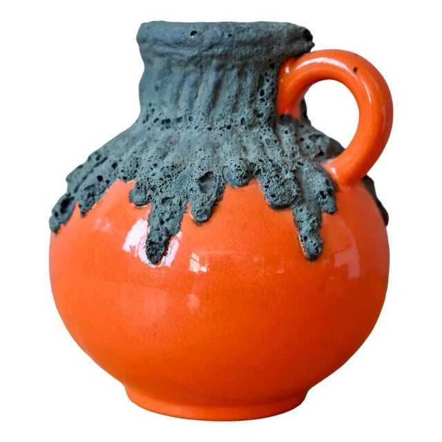 Vase in Fat Lava from Roth Keramik, 1960s For Sale