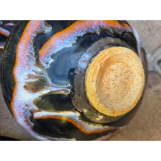 Contemporary 1990s Contemporary Artist Hand Made Bowls,Set 4 For Sale - Image 3 of 3
